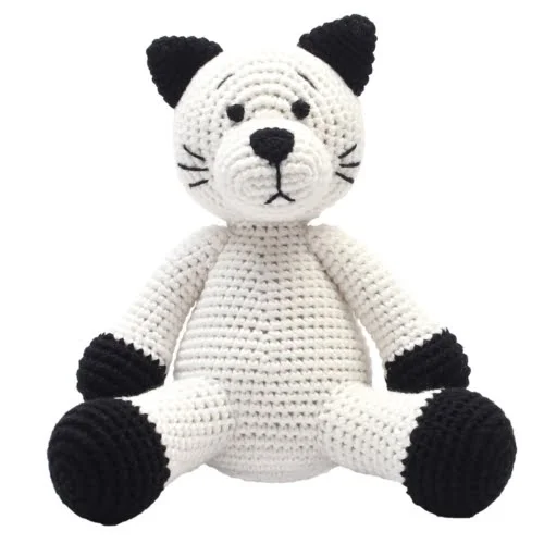 Hæklet XL bamse -- kat
