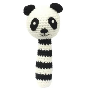 Hæklet rangle -- panda