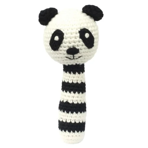 Hæklet rangle -- panda