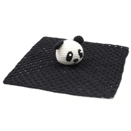 Hæklet nusseklud -- panda
