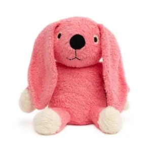 Økologisk XL plysbamse -- pink kanin